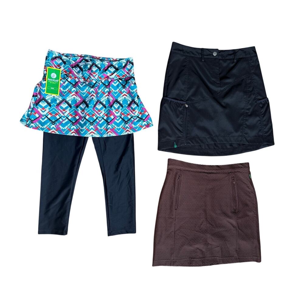 Golf Pickleball Skort Bundle Nivo Just4Golf TailTech Size Small Active NEW